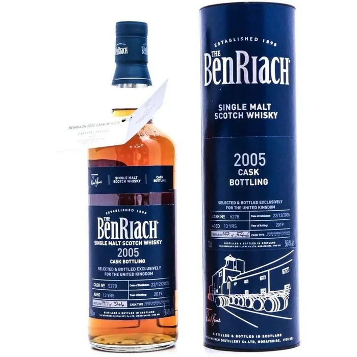 BenRiach 13 Year Old 2005 (cask 5278) – 70cl 56.4%