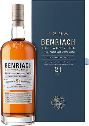 Benriach 21 Year Old Single Malt Whisky 700ml