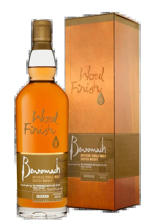 BENROMACH SCOTCH SASSICAIA CASK WOOD FINISH DISTILLED IN 2012 750ML