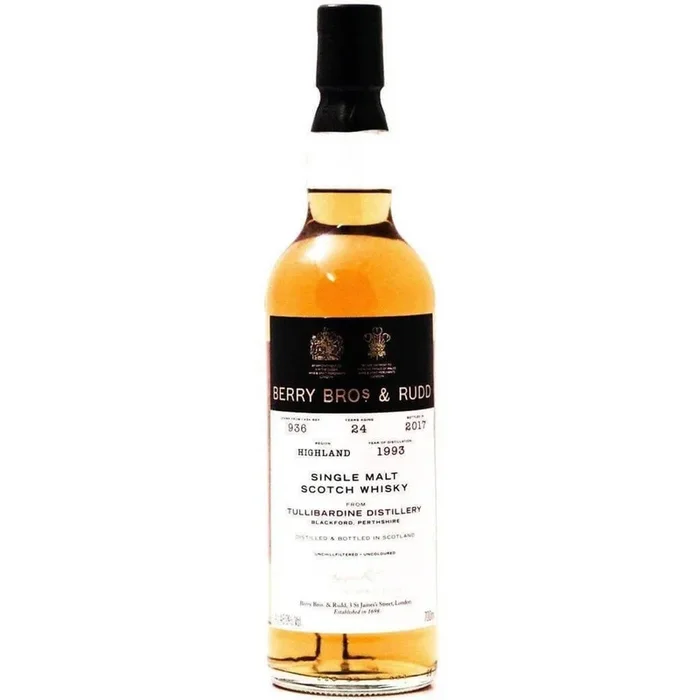 Berry Bros. & Rudd Tullibardine 1993 24 Year Old Single Malt Whisky – 70cl 48.9%
