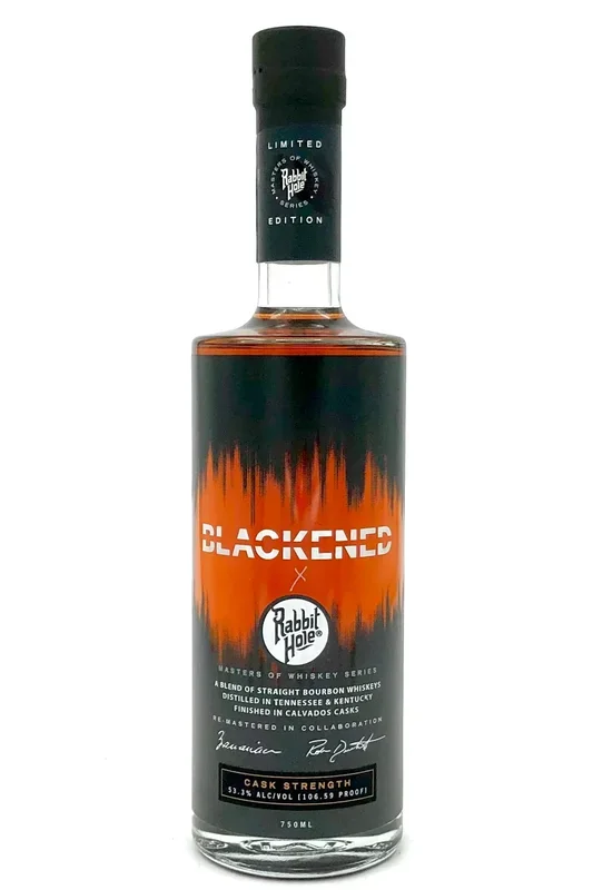 Blackened x Rabbit Hole Straight Bourbon Whiskey 750ml