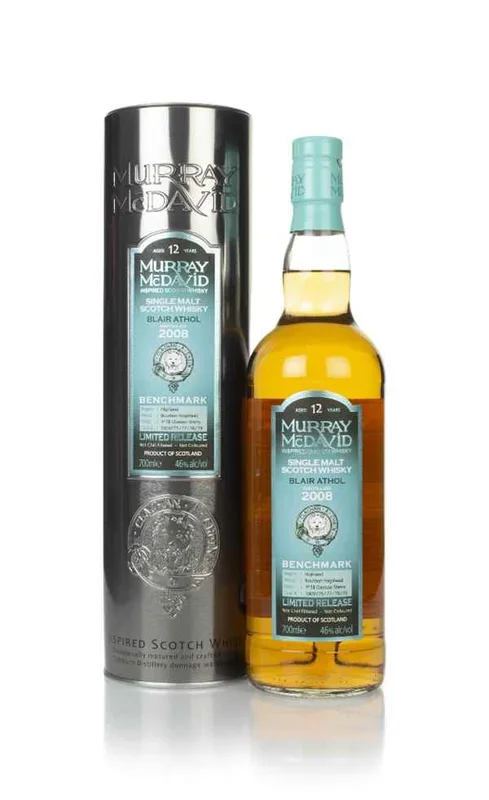 Blair Athol 12 Year Old 2008 (casks 1909775/77/78/79) – Benchmark (Murray McDavid) Whisky | 700ML