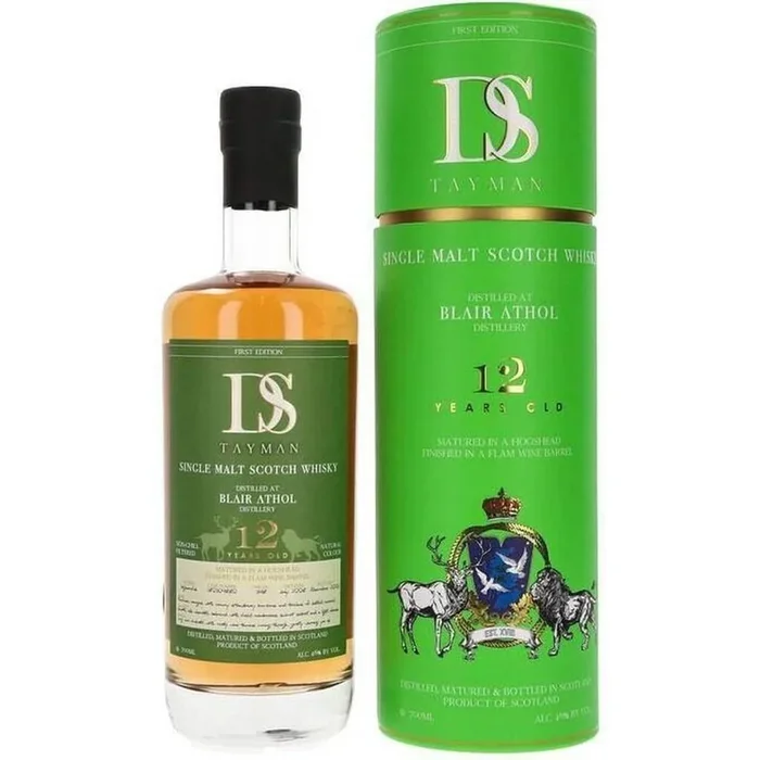 Blair Athol 12 Year Old DS Tayman Single Malt Scotch Whisky – 70cl 46%
