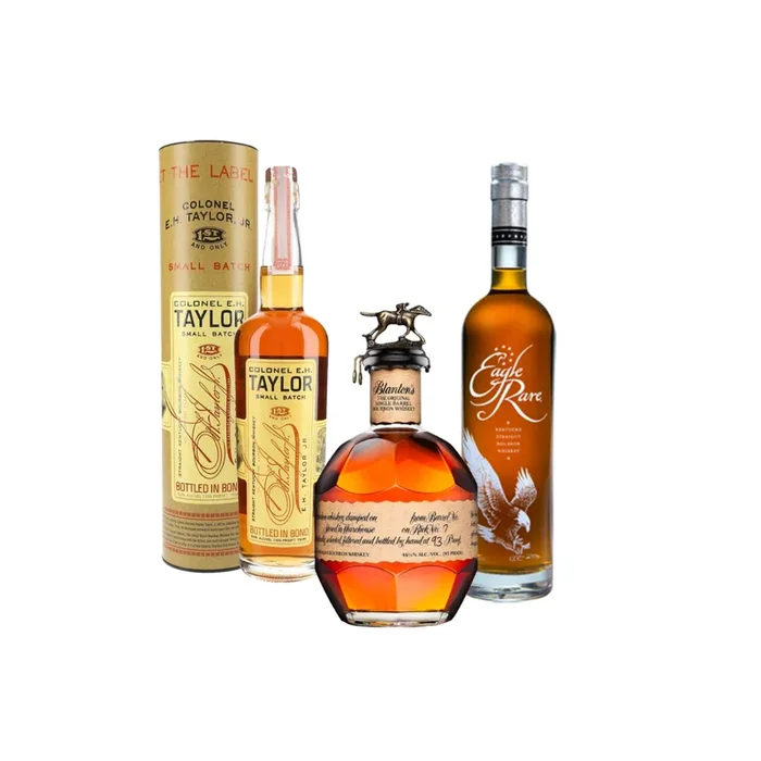 Blanton’s Single Barrel & Eagle Rare Whiskey & E.H Taylor Small Batch Bundle