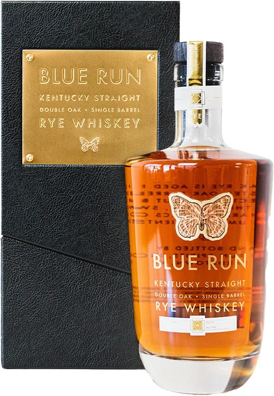 Blue Run Double Oak Single Barrel Kentucky Straight Rye Whiskey 750ml