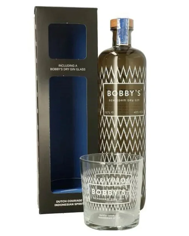 Bobby’s Gin With Glass Gift Set, 70 cl