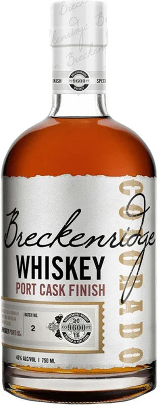 Breckenridge Bourbon Whiskey Port Cask Wood Finish 750ml