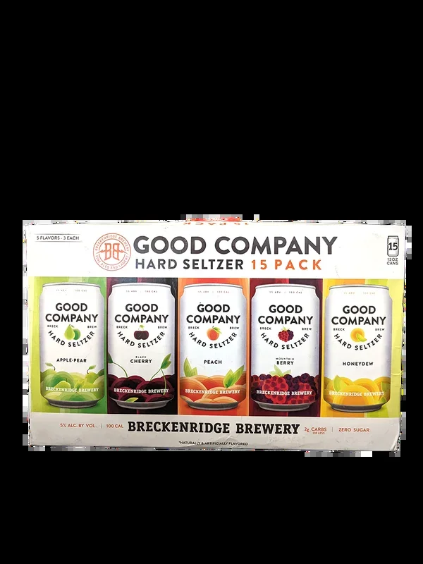 Breckenridge Good Company Seltzer Variety 15 Pack Can