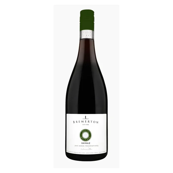 Bremerton Shiraz No Added Preservatives 2019 75cl