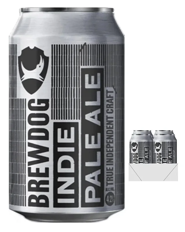 BrewDog Indie Beer Can Multipack, 4 x 330 ml
