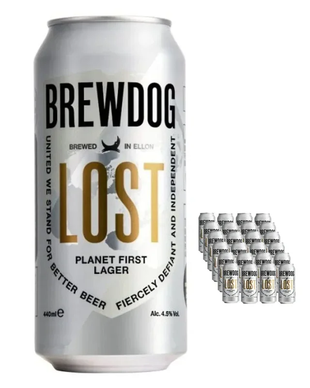 Brewdog Lost Lager Beer Can Multipack, 24 x 440 ml