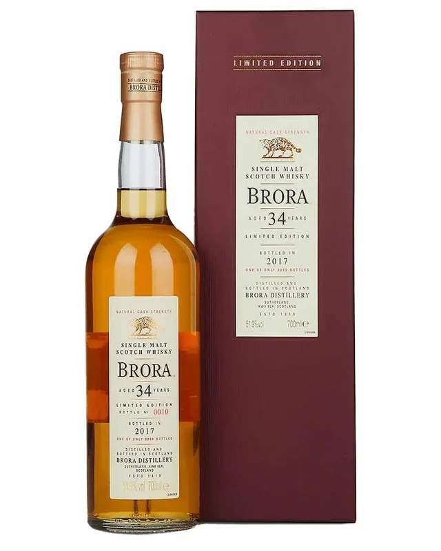 Brora 34 Year Old Whisky, 70 cl