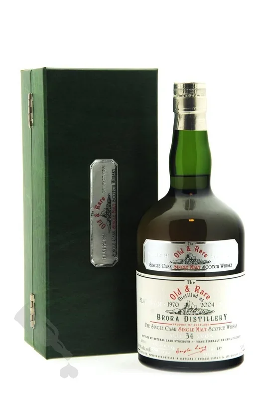 Brora 34 years 1970 – 2004 Old & Rare Platinum Selection