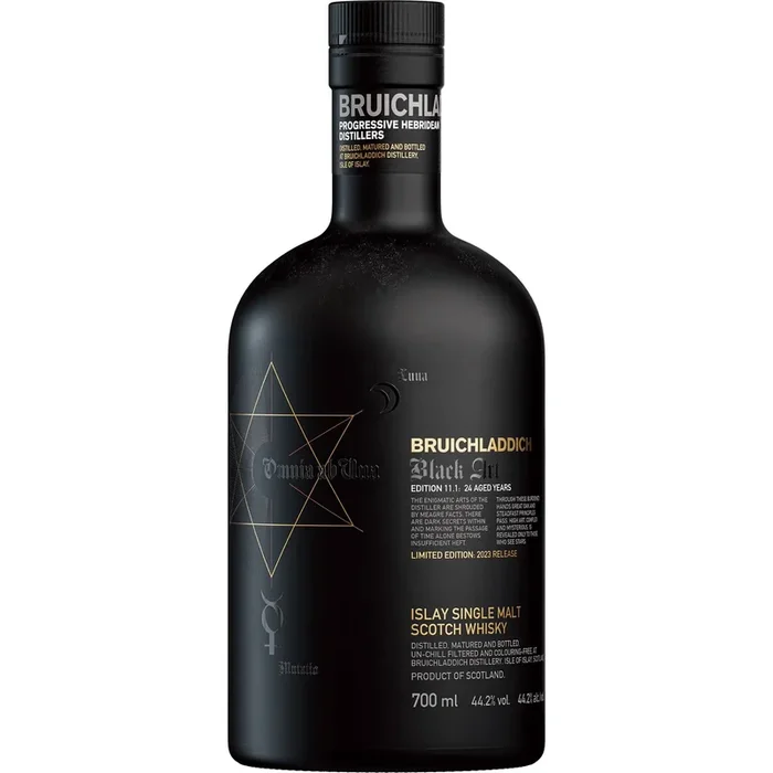 Bruichladdich 24 Year Old Islay Single Malt Scotch Whiskey – Black Art Edition 11.1 (Limited Edition 2023 Release)