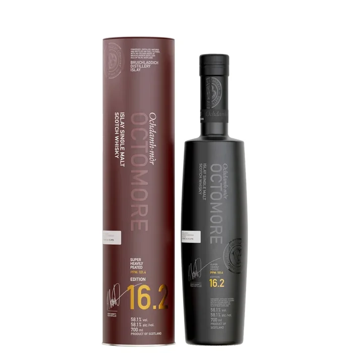 BRUICHLADDICH OCTOMORE SERIES SCOTCH SINGLE MALT ISLAY 16.2 EDITION 700ML