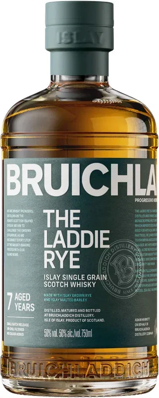 Bruichladdich The Laddie Rye Scottish Barley Single Grain Scotch Whisky 750ml