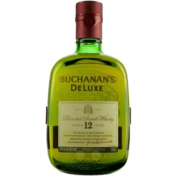 Buchanan’s Blended Scotch Deluxe 12 Year Old Whiskey