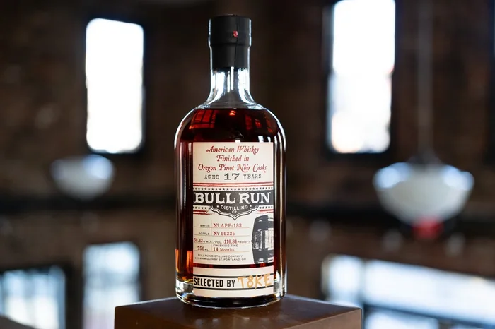 Bull Run Distillery 17 Year T8KE APF-183 Single Barrel Straight American Whiskey Pinot Noir Finish Selection (Copy)