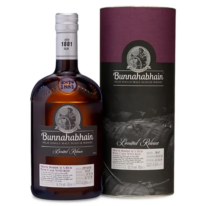 Bunnahabhain 2008 Mòine Bordeaux Red Wine Cask Matured Scotch