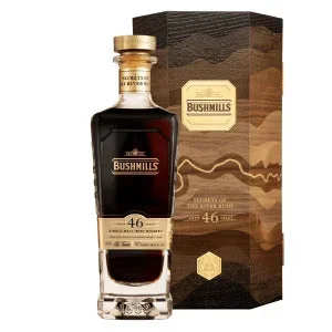 BUSHMILLS WHISKY SINGLE MALT SECRETS OF THE RIVER BUSH IRISH 46YR 700ML