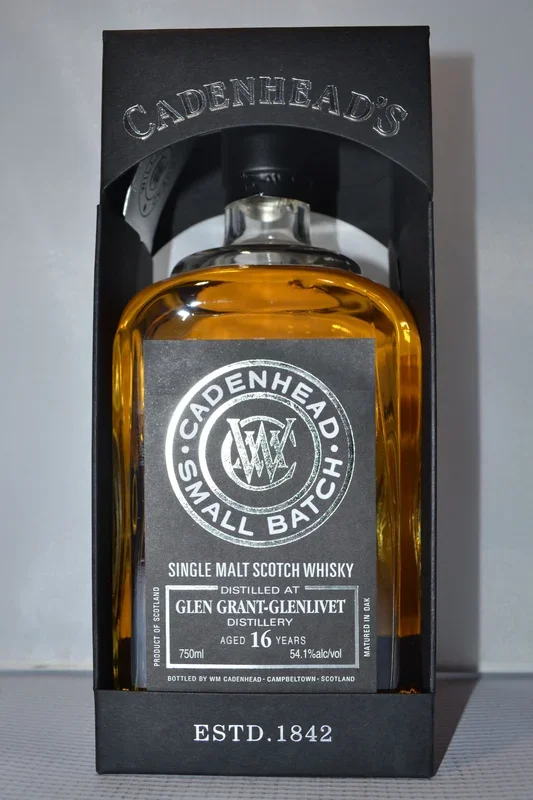 CADENHEAD SCOTCH SINGLE MALT GLEN GRANT GLENLIVET DISTIL 108.2PF 16YR 750ML