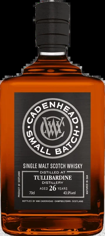CADENHEAD SCOTCH SINGLE MALT TULLIBARDINE DISTIL 27YR 750ML