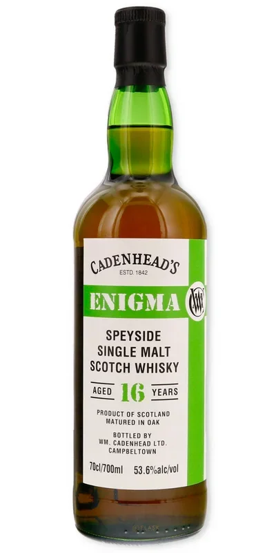 Cadenheads Enigma 2008 16 Year Old Speyside Single Malt Scotch Whisky