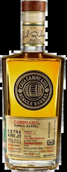 CAMPO AZUL TEQUILA EXTRA ANEJO SINGLE BARREL SINGLE CASK 2013 750ML