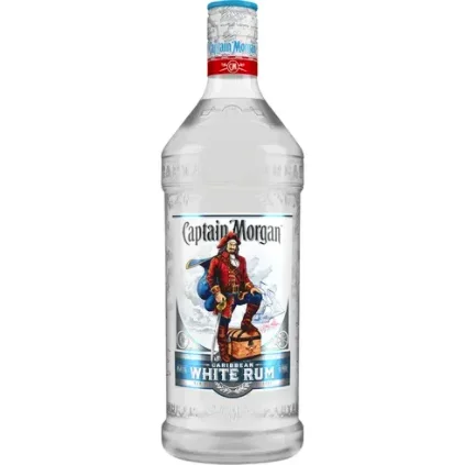 Captain Morgan White Rum 1.75 Liter Plastic