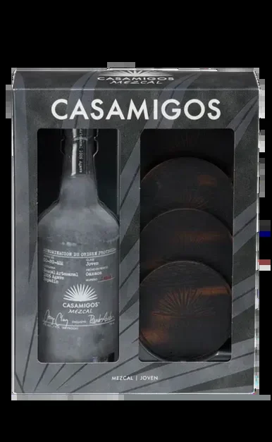 CASAMIGOS MEZCAL JOVEN W/COSTERS 750ML