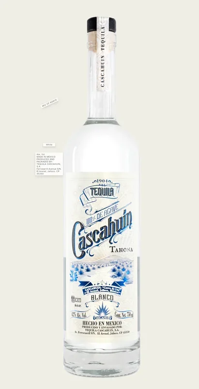Cascahuin Tahona Blanco Tequila 750mL