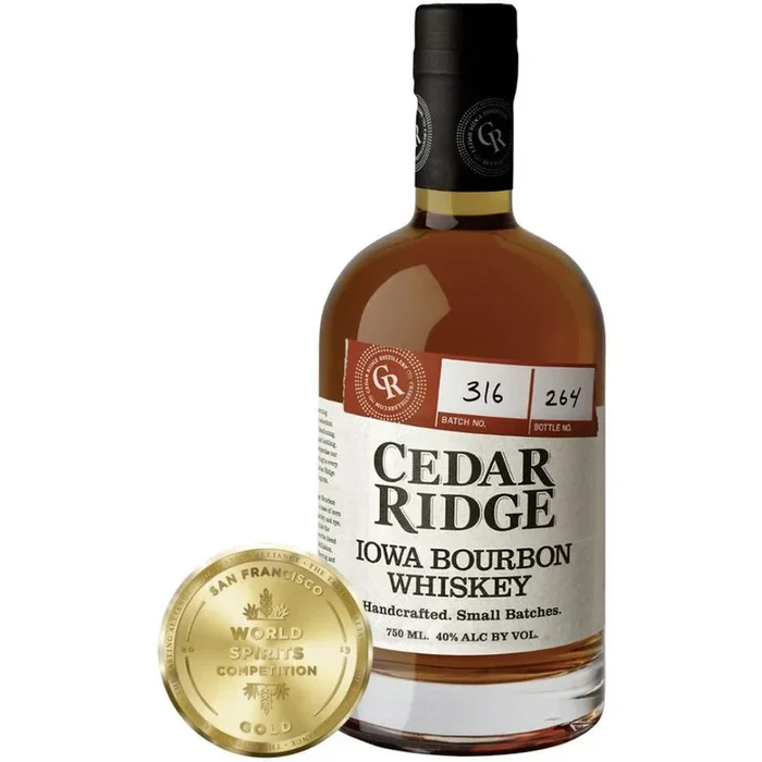 Cedar Ridge Iowa Bourbon Whiskey