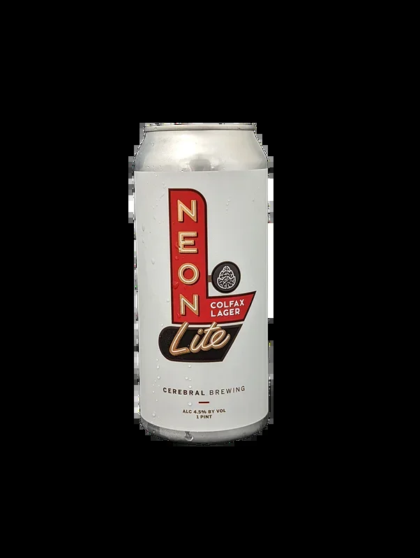 Cerebral Neon Light Colfax Lager 4 Pack