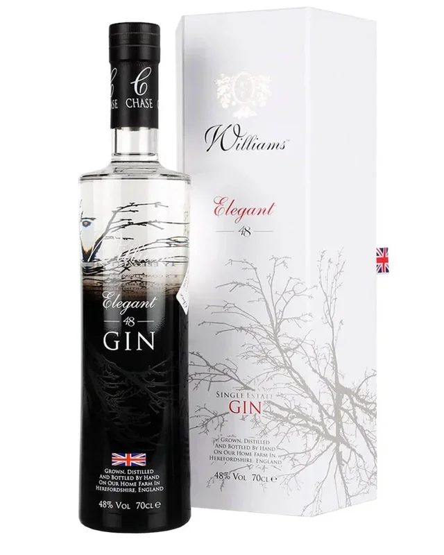 Chase Williams Elegant Gin With Gift Box, 70 cl