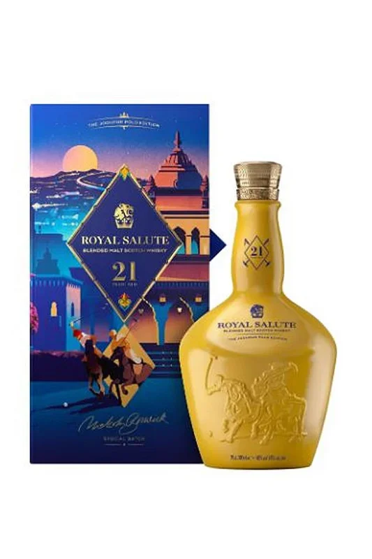 CHIVAS BROTHERS ROYAL SALUTE SCOTCH BLENDED JODHPUR POLO EDITION 21YR 700ML