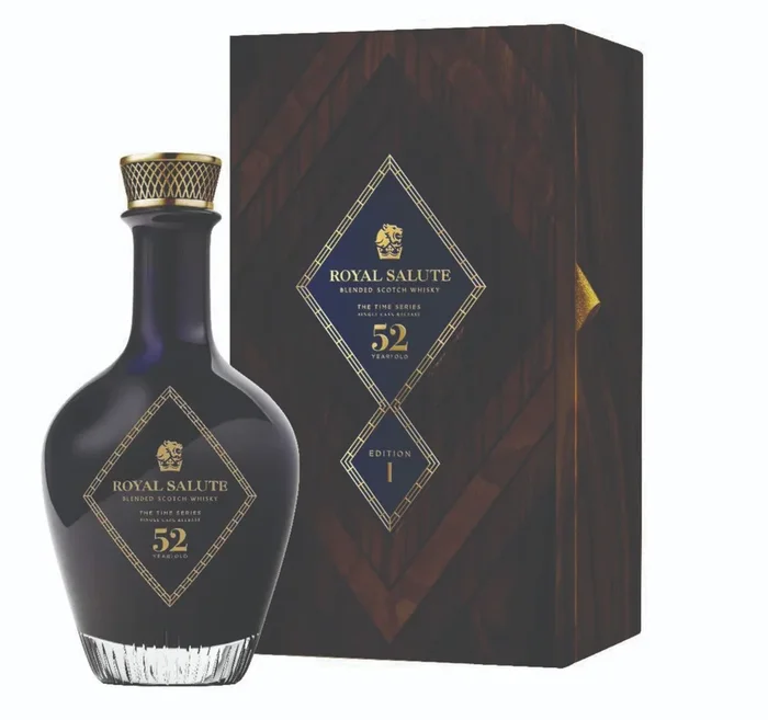CHIVAS BROTHERS ROYAL SALUTE SCOTCH BLENDED SINGLE CASK TIME SERIES EDITION 1 52YR 750ML