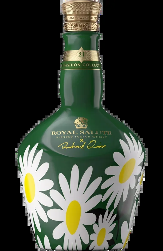 CHIVAS BROTHERS ROYAL SALUTE X RICHARD QUINN SCOTCH BLENDED FASHION DAISY COLLECTION 21YR 700ML