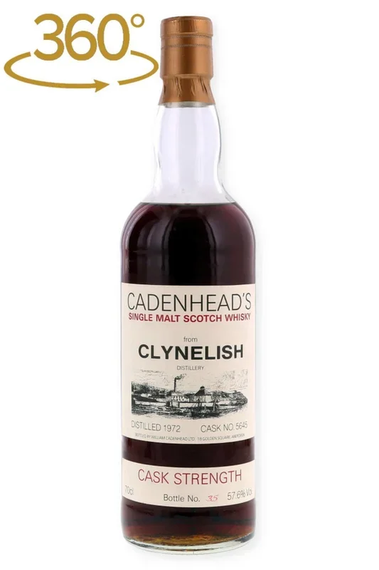 Clynelish 1972, Cadenhead’s Cask Strength Bottling Cask #5645