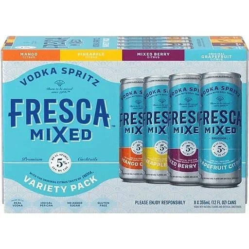 Cocktail Fresca Mixed 8pk Vodka Spritz