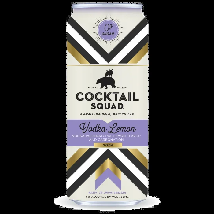 COCKTAIL SQUAD VODKA LEMON RTD 4X355ML