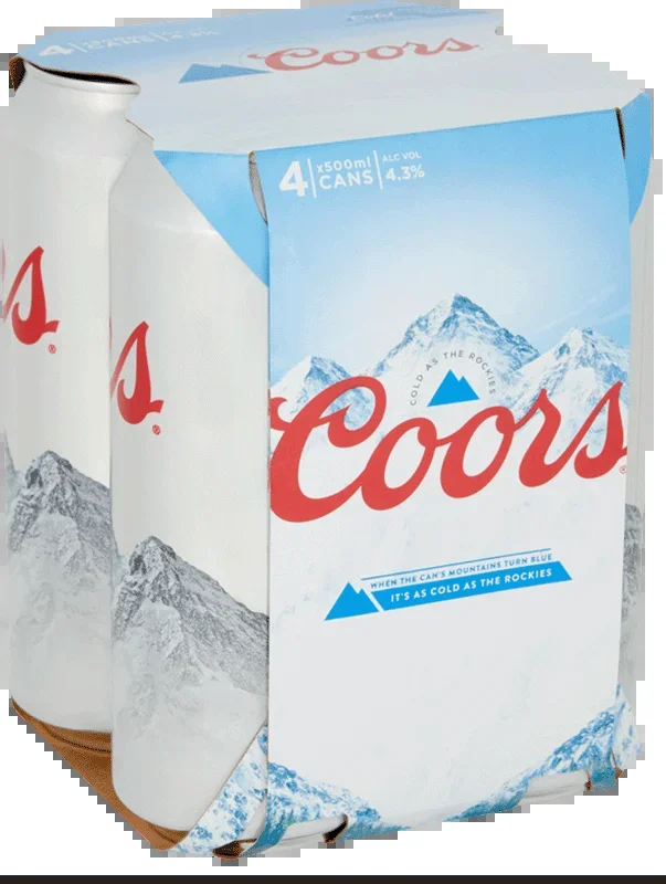 Coors 4 Pack (50cl Cans)