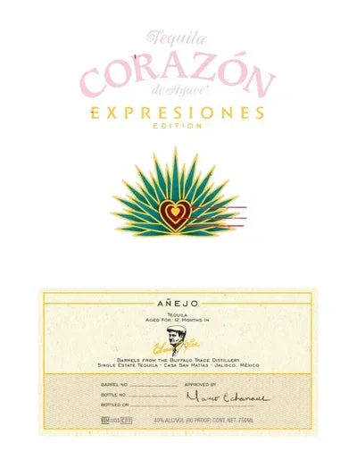 CORAZON EXPRESIONES TEQUILA ANEJO AGED IN ELMER T LEE BARRELS 750ML