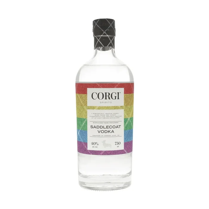 Corgi Spirits Saddlecoat Pride-Label Vodka