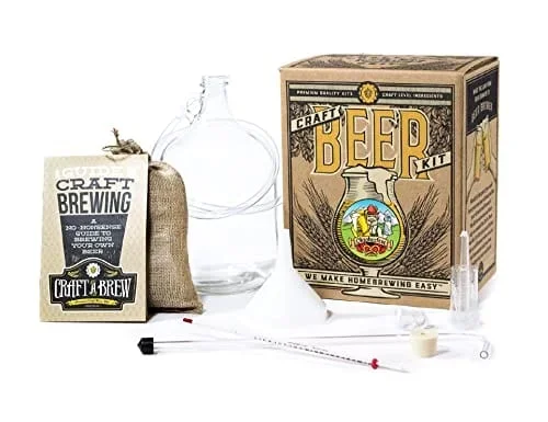 Craft A Brew – Oktoberfest Ale – Beer Making Kit – Make Your Own Craft Beer – Complete Equipment and Supplies – Starter Home Brewing Kit – 1 Gallon