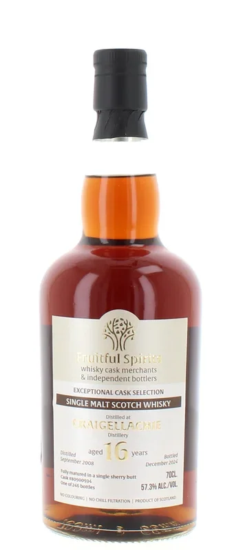 Craigellachie 16 Year Old Single Malt Bottle (#80900934) – 70cl 57.3%