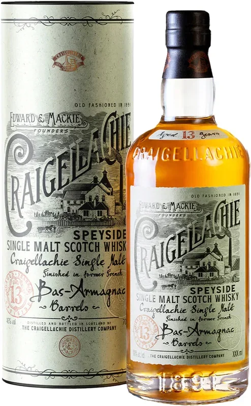 Craigellachie Bas Armagnac Barrel Finish Single Malt Whiskey 13 Year Old 750ml