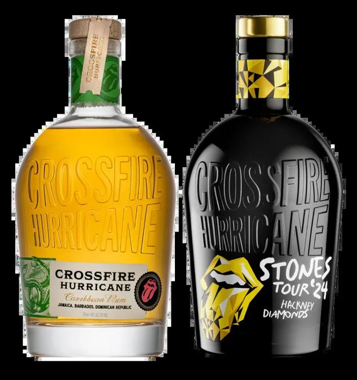 CROSSFIRE HURRICANE BY STONES RUM ( ORIGINAL, HACKNEY DIAMONDS) CARIBBEAN 2X750ML