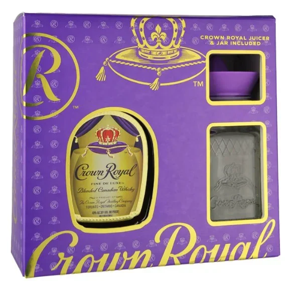 Crown Royal Whisky Gift Set with Juicer 750ml