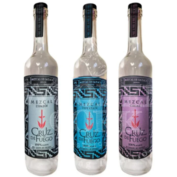 Cruz De Fuego Espadin & Cirial & Tepextate Mezcal Bundle