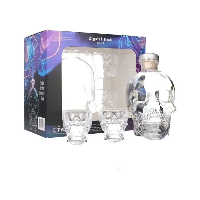 Crystal Head Vodka Gift Pack with 2 Glasses